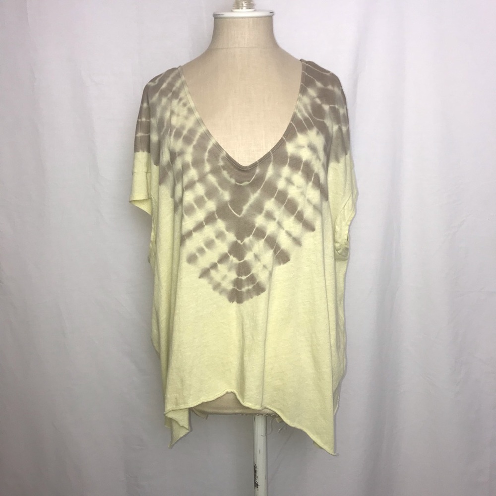 Free People Sleeveless Tie Dye Tee (Size:XS)